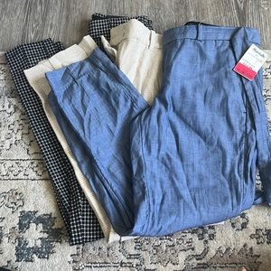 3 pairs of dressy pants - all new